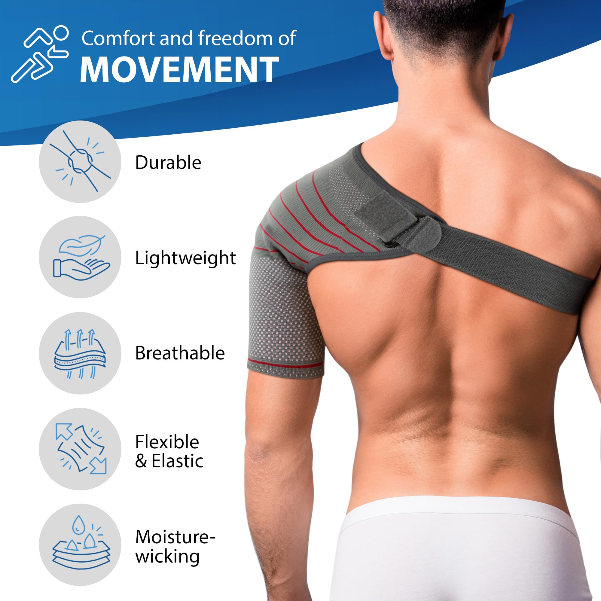 ORTONYX Shoulder Brace View 4